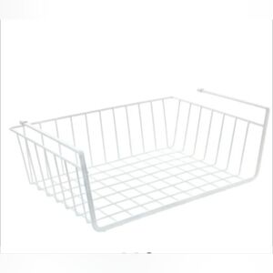 The Container Store One White Under-Shelf Wire Basket